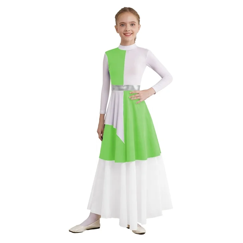 6-16 Modern Spanish Children's Dancewear - Performance Dresses