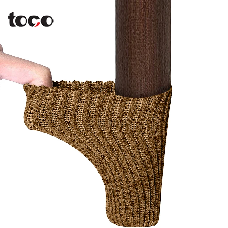 TOCO Knitting Woolen Chair Socks 4pcs Set for Protection