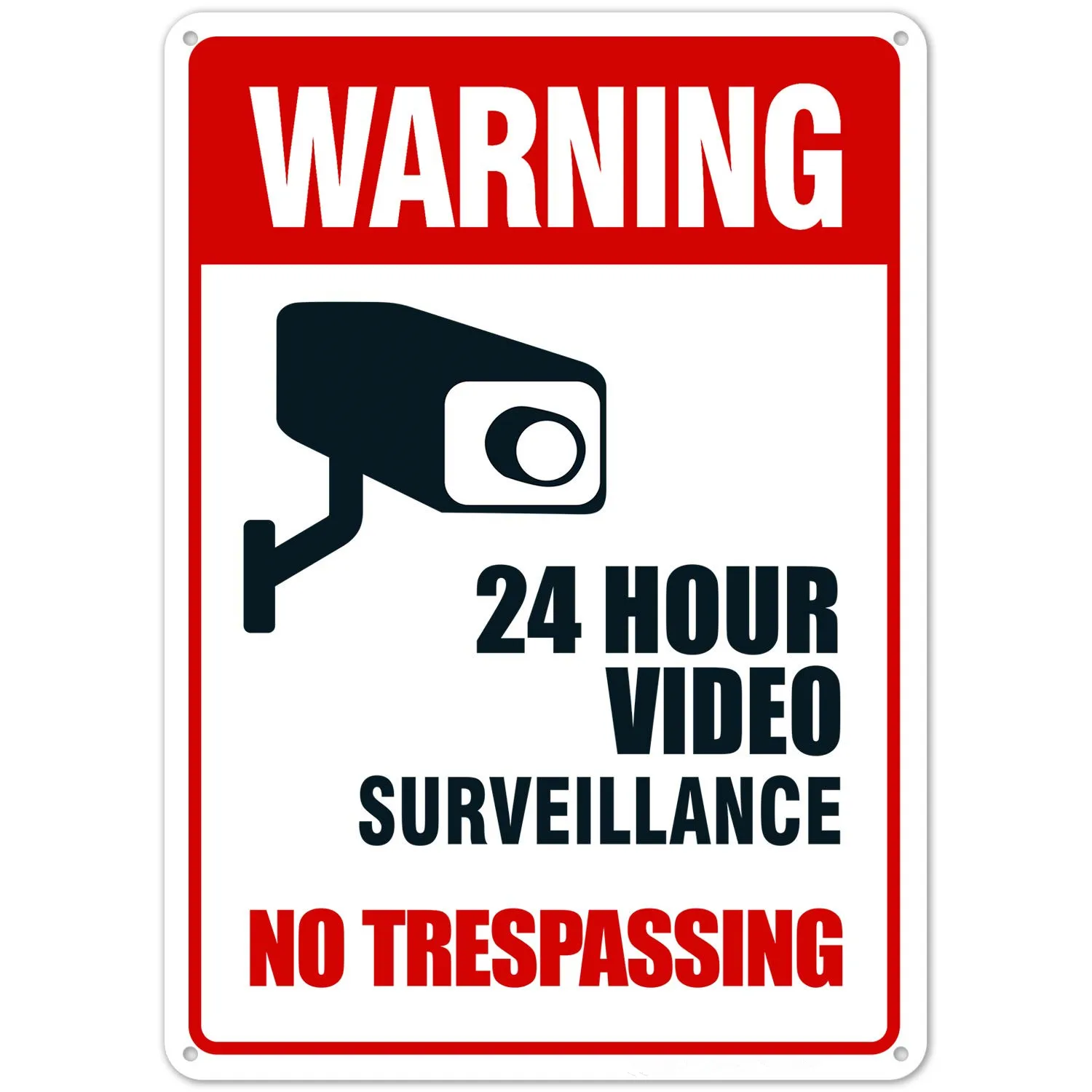 oem aluminum reflective warning signs video surveill