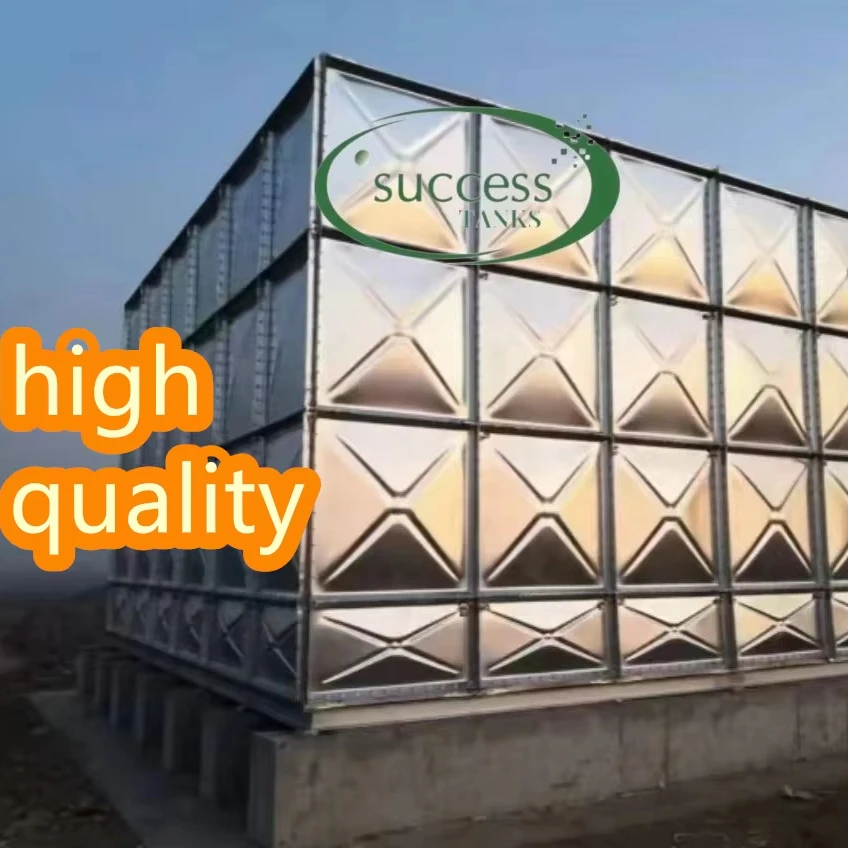 Uganda Widely Use Elevated 300M3 HDG Steel Water Tank