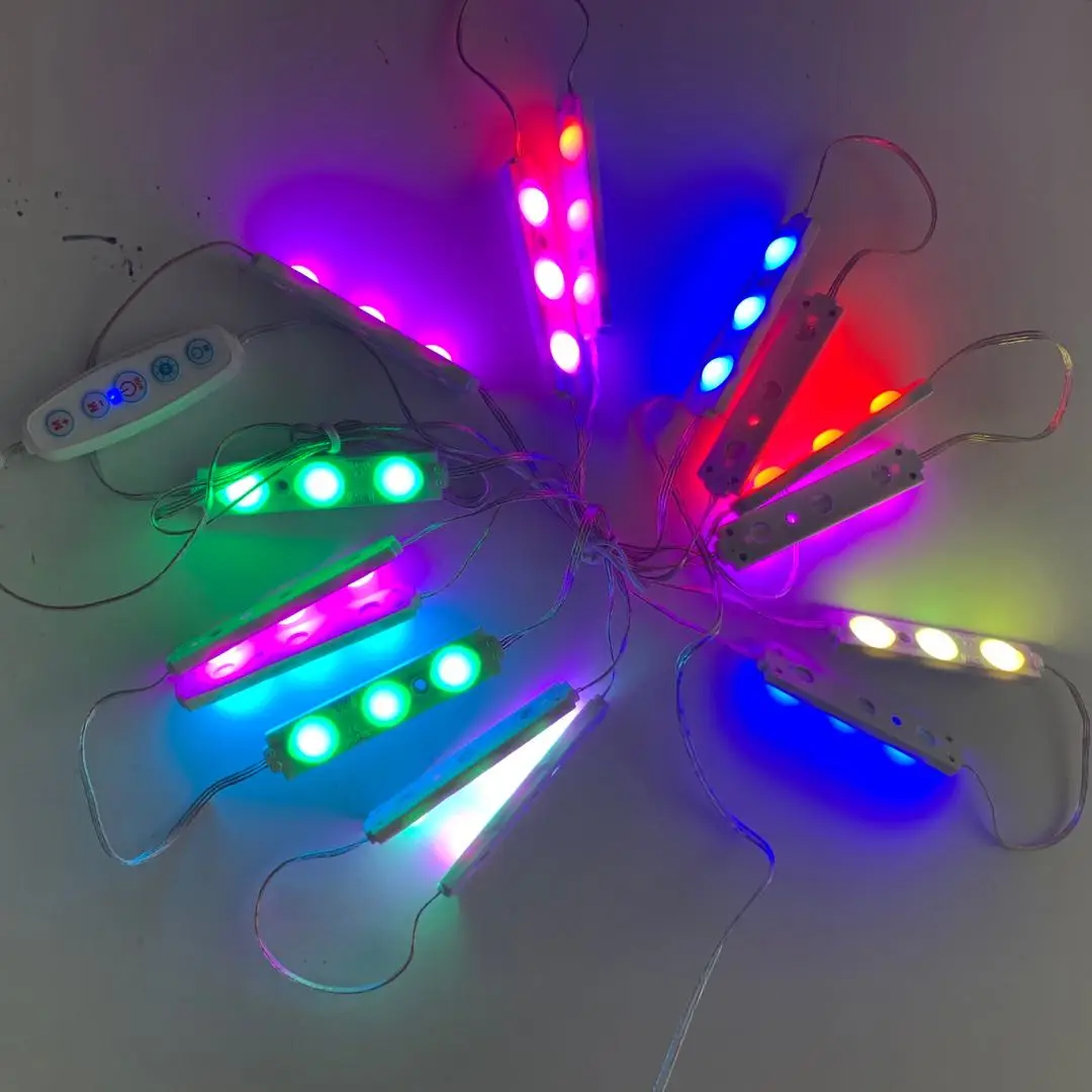 Kit d'éclairage LED pour Miroir de Courtoisie - 10 Ampoules LED Réglables -  Bande USB