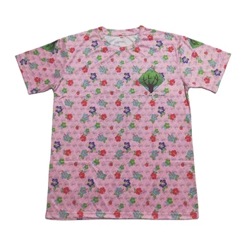 Custom Sublimation Allover Print Tshirt ,low MOQ