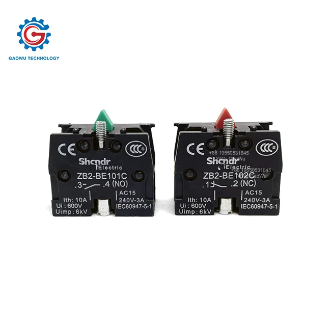 Original ZB2BE101C Normally Open Contact Module 1NO , New ZB2BE101C ...