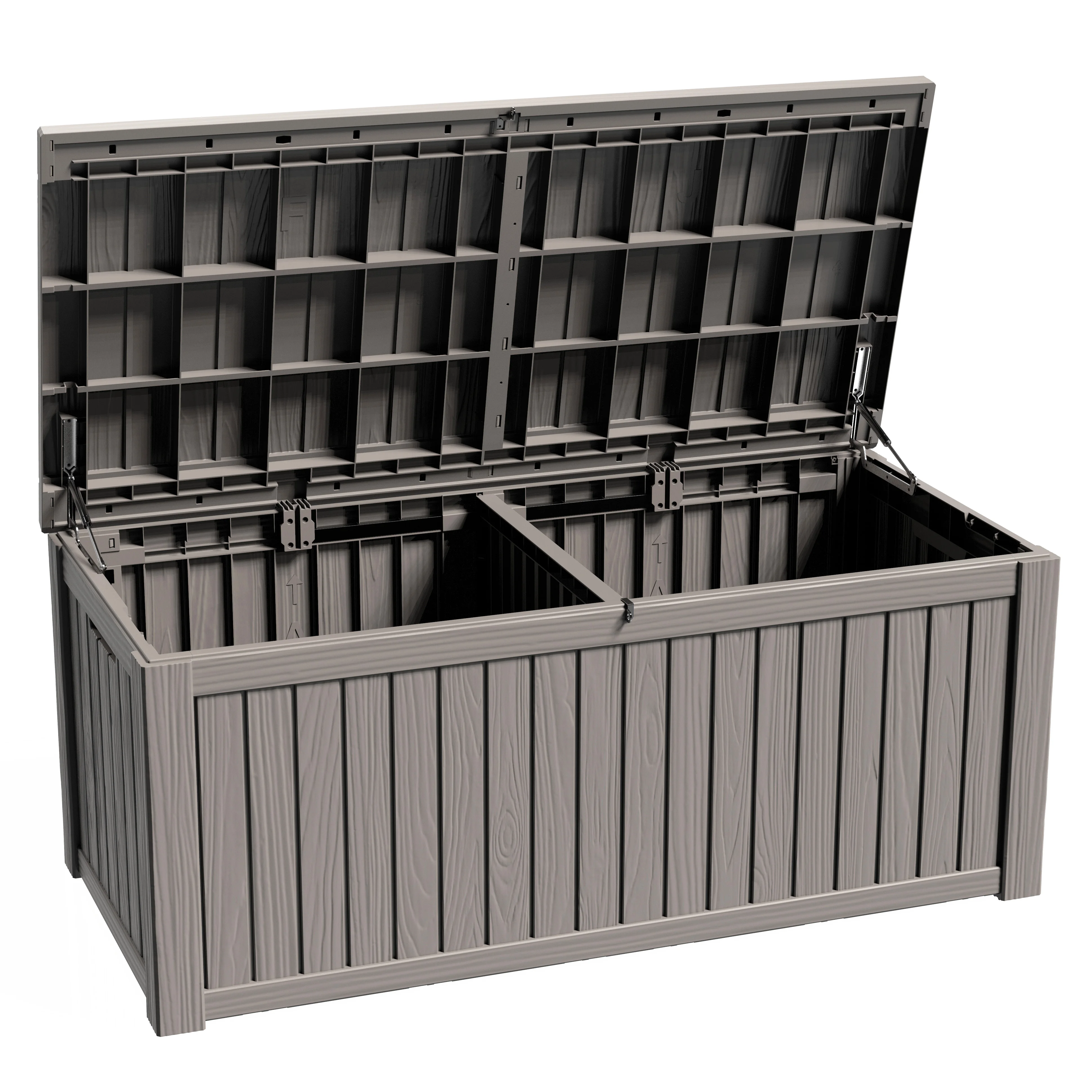 570L KD Plastic Weatherproof Lockable Garden Deck Storage /Lockable ...