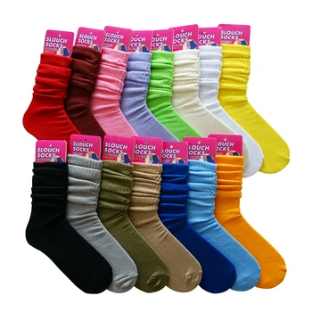 All Cotton Slouch Cotton Socks For Women Slouch Socks Scrunchie Socks