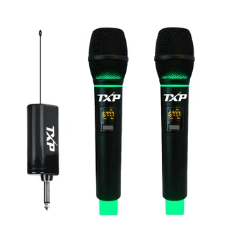 TP-153 High Quality Cordless Mic Handheld Wireless Microphone Professional with Rechargeable Receiver For Church,Stage