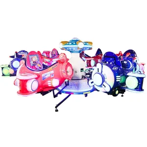 Indoor Entertainment Amusement Park Swing Chairs Plane Ride Small Aircraft for Sale