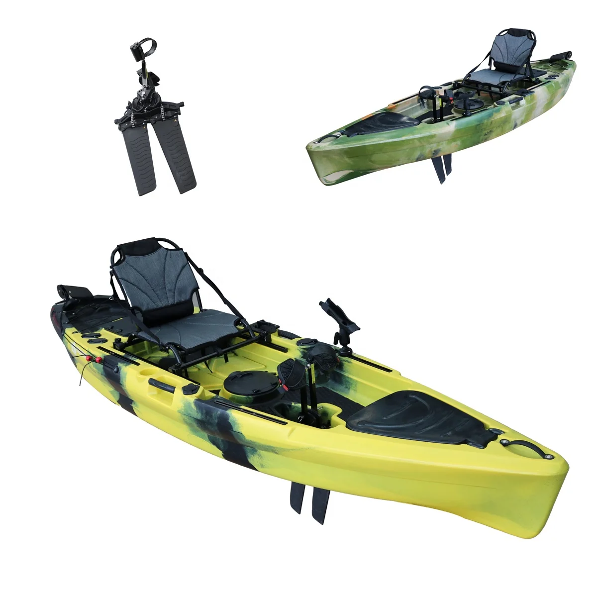 11.6フィートシットオントップカジャックホビーバイクフラップペダル