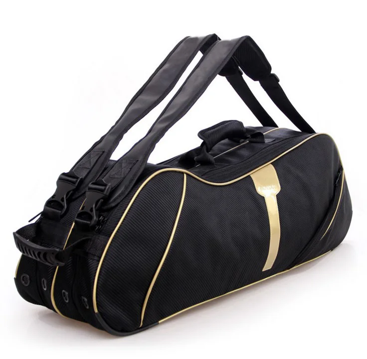 borsa da trasporto con tasca per scarpe per 6 racchette Borsa da racchetta da tennis Badminton borsa per attrezzatura da tennis RUIXIA grande capacità 