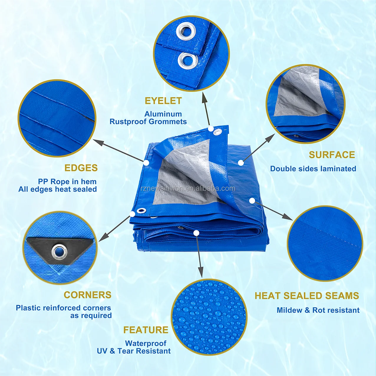 Factory Sale Insulated Concrete Curing Blankets12' X 20' For