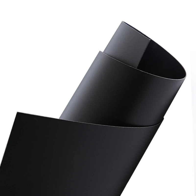 HSQY Polypropylene Plastic Sheet 0.5mm 1mm Recycled Black PP Sheet Roll for Thermoforming
