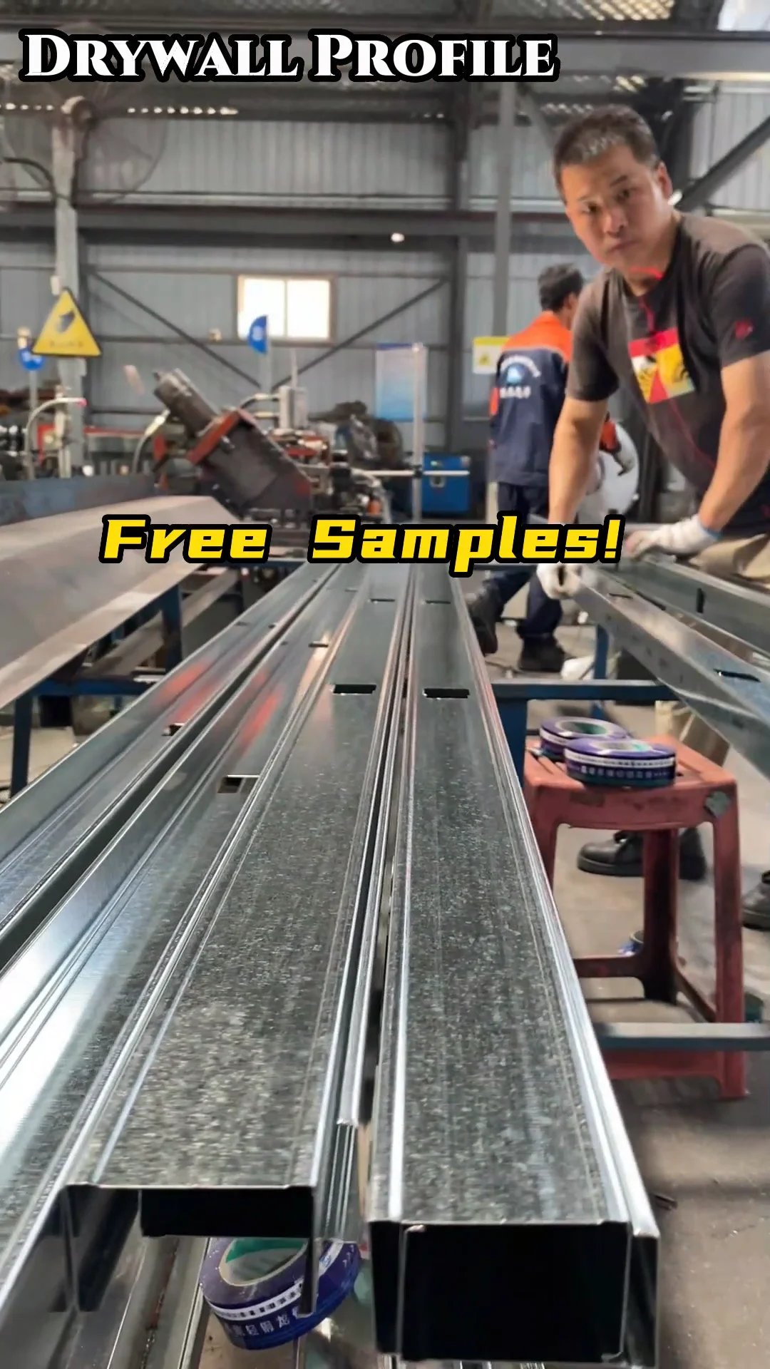 Wholesale Galvanized Metal Wall Stud Partition Metal Profile Cd 60 Ud 28/drywall Steel Framing