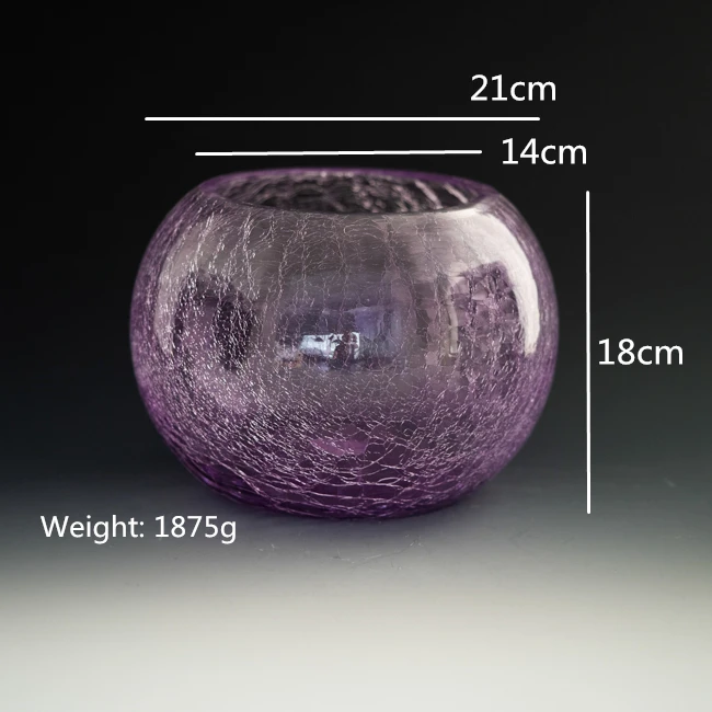 Cheap Transparent Modern Glass Vase Shapes and Names Glass Vase Bowl