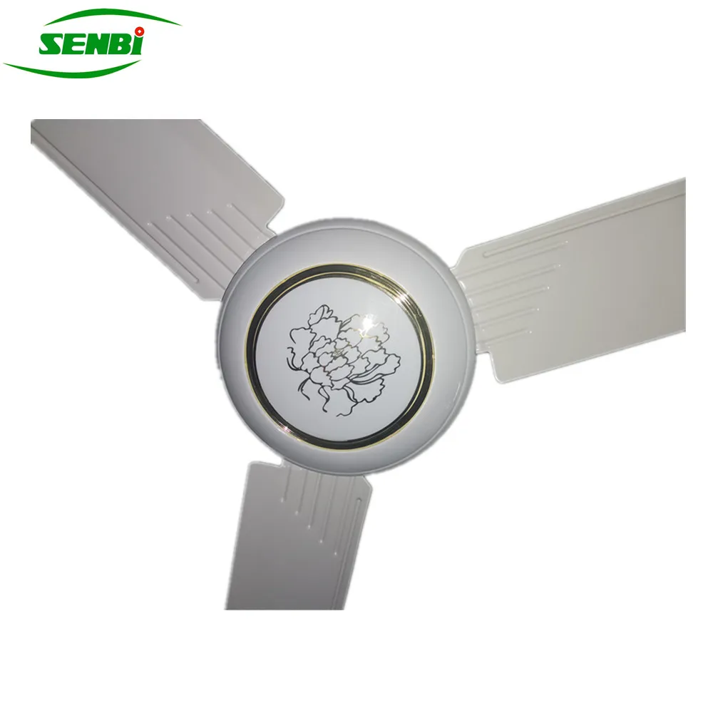 Montana Dc 12v Ceiling Fan with Plastic Motor Cover 2 Cables Flower Ceiling Fan 56 Inch DC12V Solar Ceiling Fan