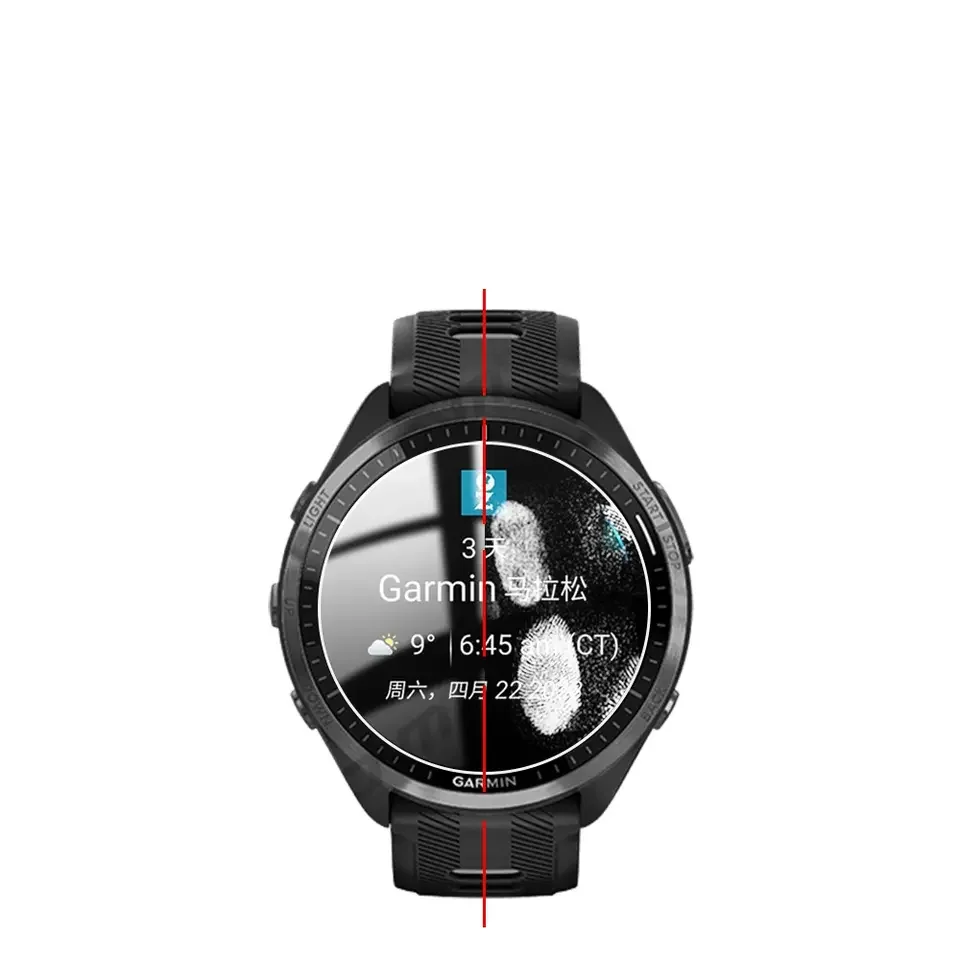 High Quality for Garmin Forerunner 965 Smart Watch Screen Protector HD Film Tempered Glass
