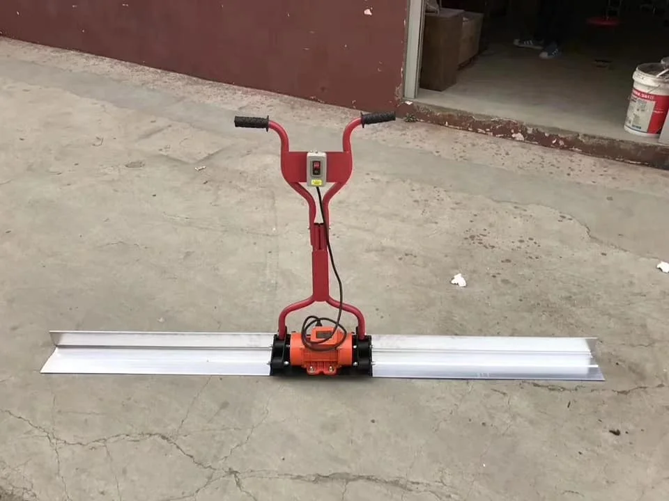 Factory Price Gasoline Roller Vibratory Leveling Curb Construction Machinery Ruler Concrete Laser Screed Machine