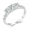 Anello Moissanite argento