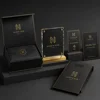 Nero Opaco Specchio Oro
