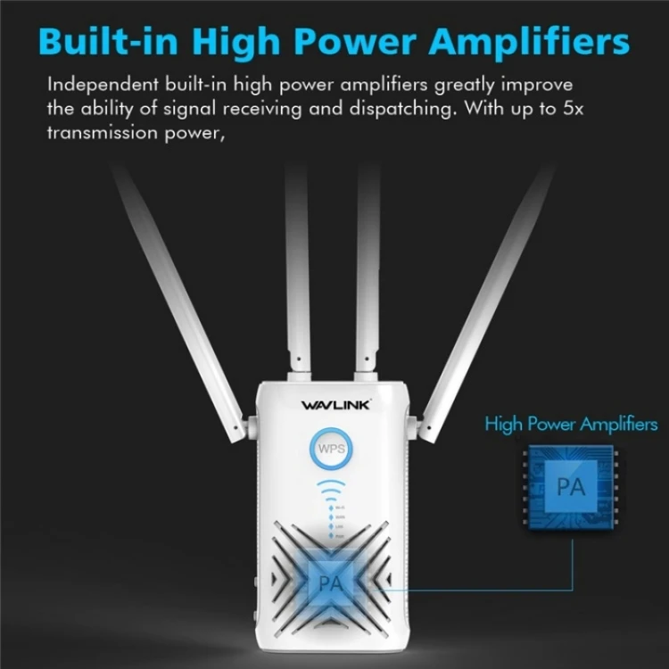 WAVLINK WN579X3 Wifi Repeater AC1200 Dual Band Extender