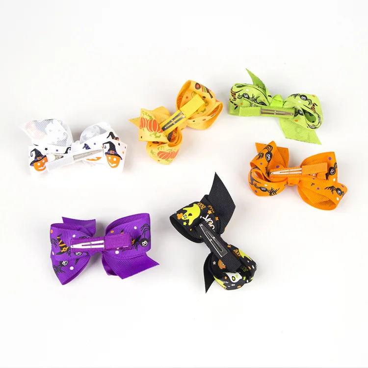 5659 Baby Girls Knot Bows Headwear Kid Printed Flower Headband Bows Knotted Newborn Hair Accessories Gifts Photo Props 3Pcs/Set