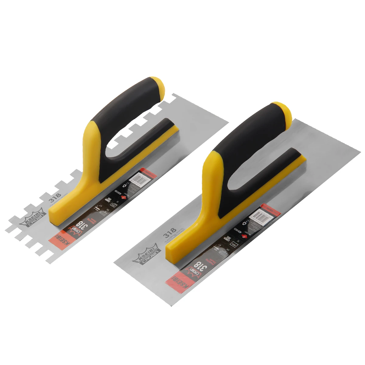 KSEIBI Professional High Carbon Steel Crown Plastering Trowel