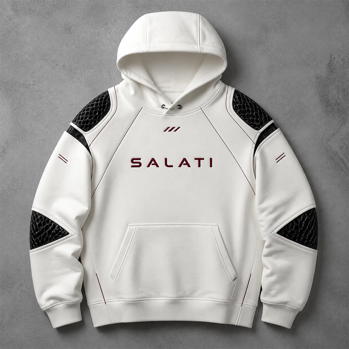 Custom Manufacturer Silk Screen Printing Patchwork Cropped Hoodie Boxy Men Fleece Streetwear Hoodie