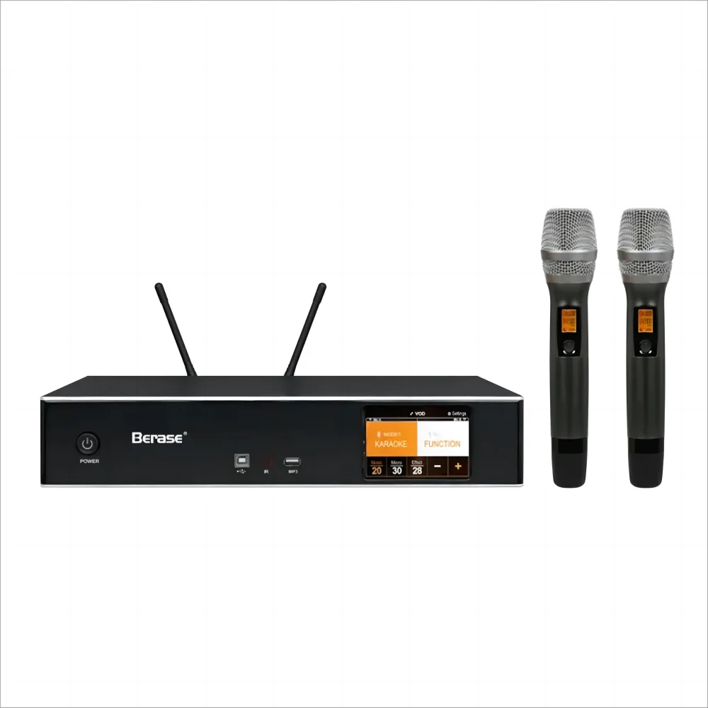 Karaoke Power Amplifier With Wireless Microphone Professional Karaoke