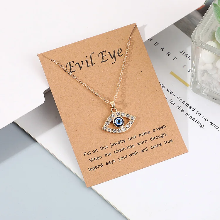Bohomia Women Kolye Necklace Dainty Eye 