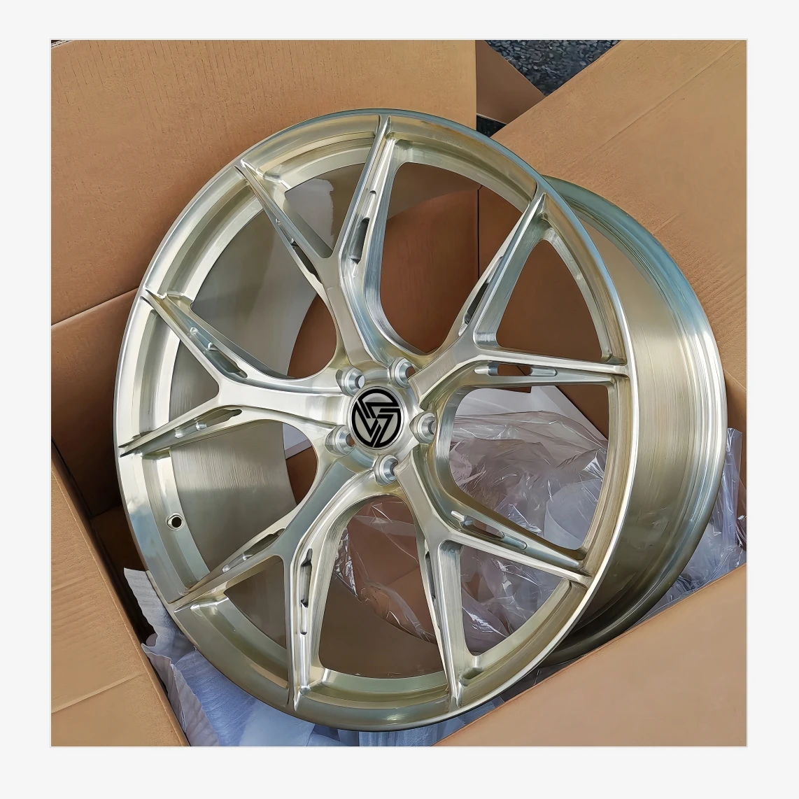 XinLai Custom Forged 18-23 Inch Deep Concave Monoblock Wheels Gold New 5x112 5x120 M2 M3 M4 for E36 E90 E60 E39 E38 E46 E36 E34 - Image 1