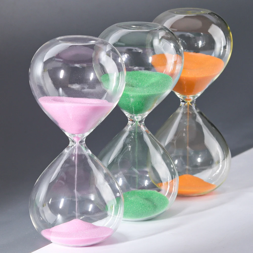 Custom 1 Hour Hourglasses Sand Timer Big Glass Sand Timer