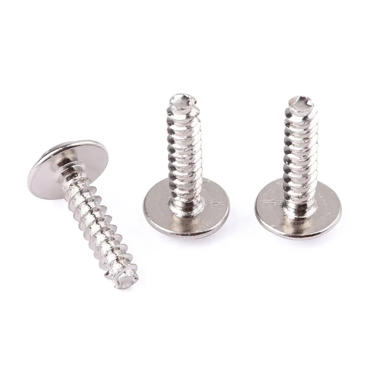 Factory fastener stainless steel SS304 SS316 A2-50 A2-70 cross recessed pan head with collar tapping screw DIN 968