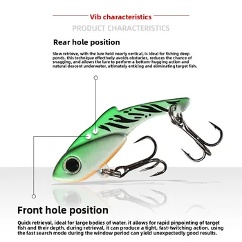 Young Falcon Vib Bait Micro-object Freshwater Fish Remote Shock Vibration Chattering Stainless Steel Artificial Fishing – Lure – view 5