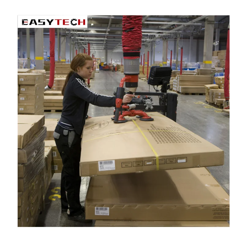 Automatic Vacuum Lifter Stacking Job  Vacuum Lifter 50kg Bag Electric Vacuum Suction Cup Lifter