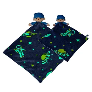 Hot Selling Glow in the Dark Baby Luminous Blanket Fleece Flannel Soft Plush Bed Blanket