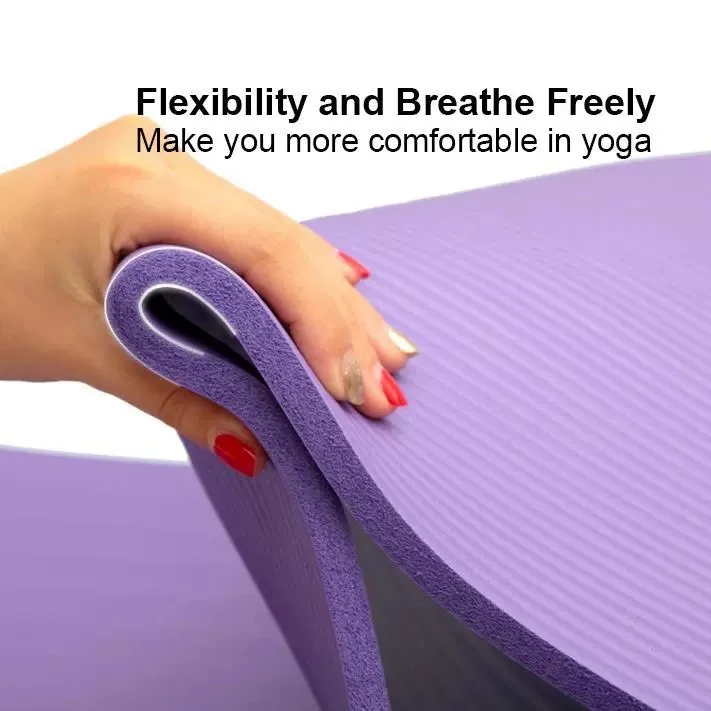 Custom Large Matt Exercise Custom Logo Extra Thick 8mm 10mm Nbr Yoga