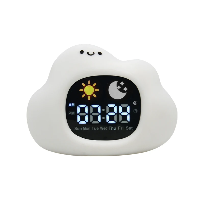 Wholesale Dementia Calendar Led Snooze Alarm Timer For Elderly Screen Mini Digital Desktop Clock