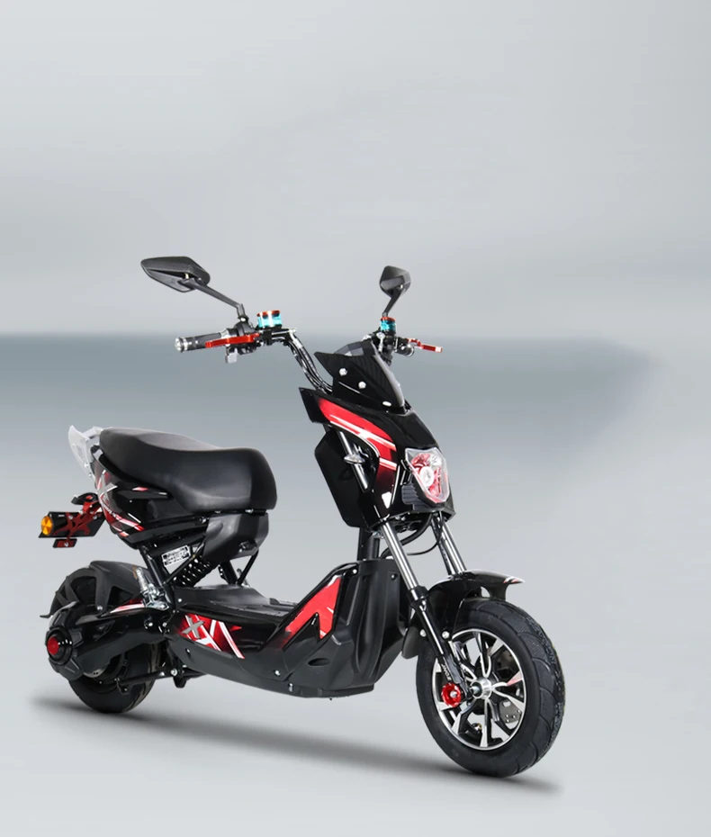 High Power Low Step Electric Moped Motorcycle