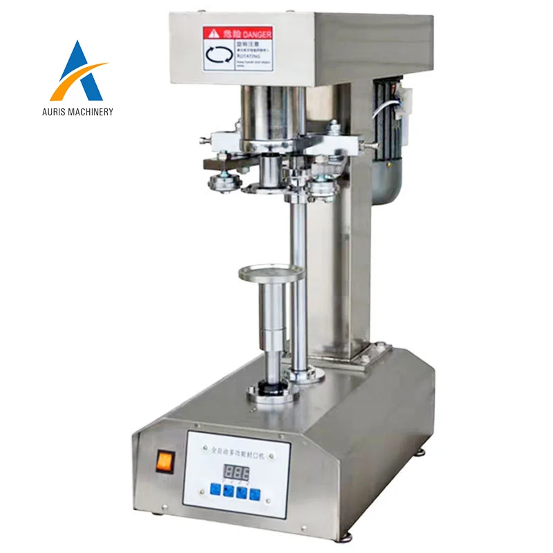 Small Commercial Automatic Easy-Open Lid Electric Stainless Steel Can Crimping Machine