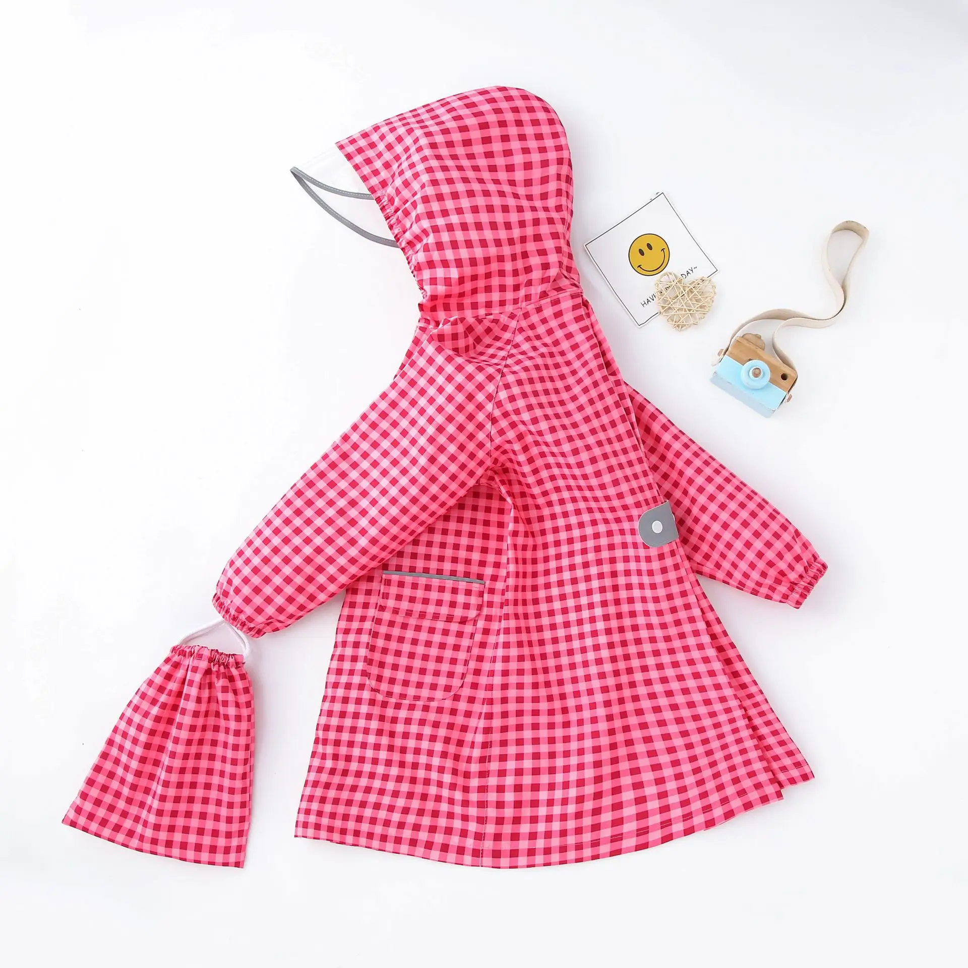 Kids Umbrella For Girls And Boys & Rain Coats Set Toddler Umbrellas