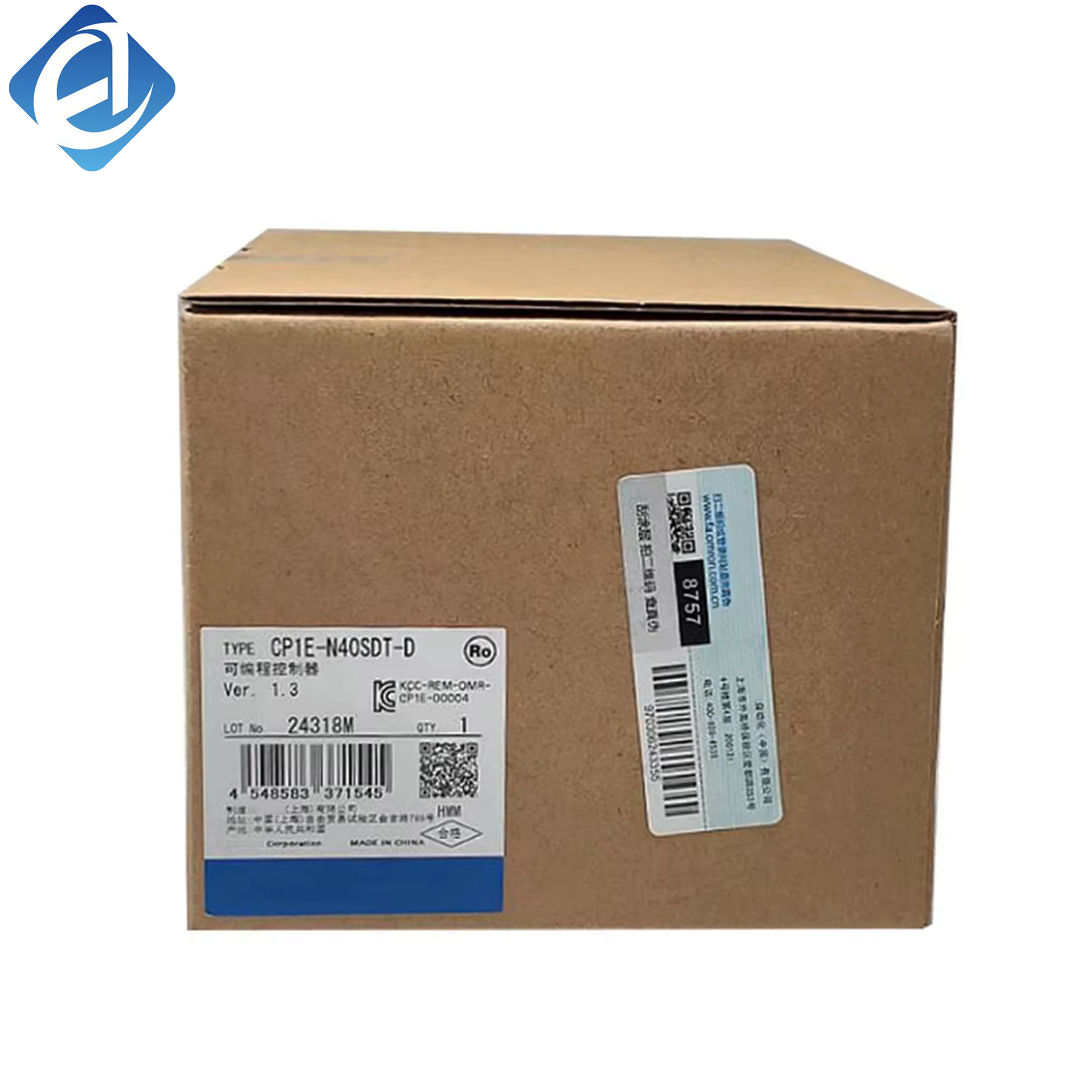 New Original Omron CP1E-N30SDT-D PLC features transistor output and DC power. It supports high-speed counting and pulse control for precise motion. Compact and stable, it fits small machinery, packaging and light industrial automation.