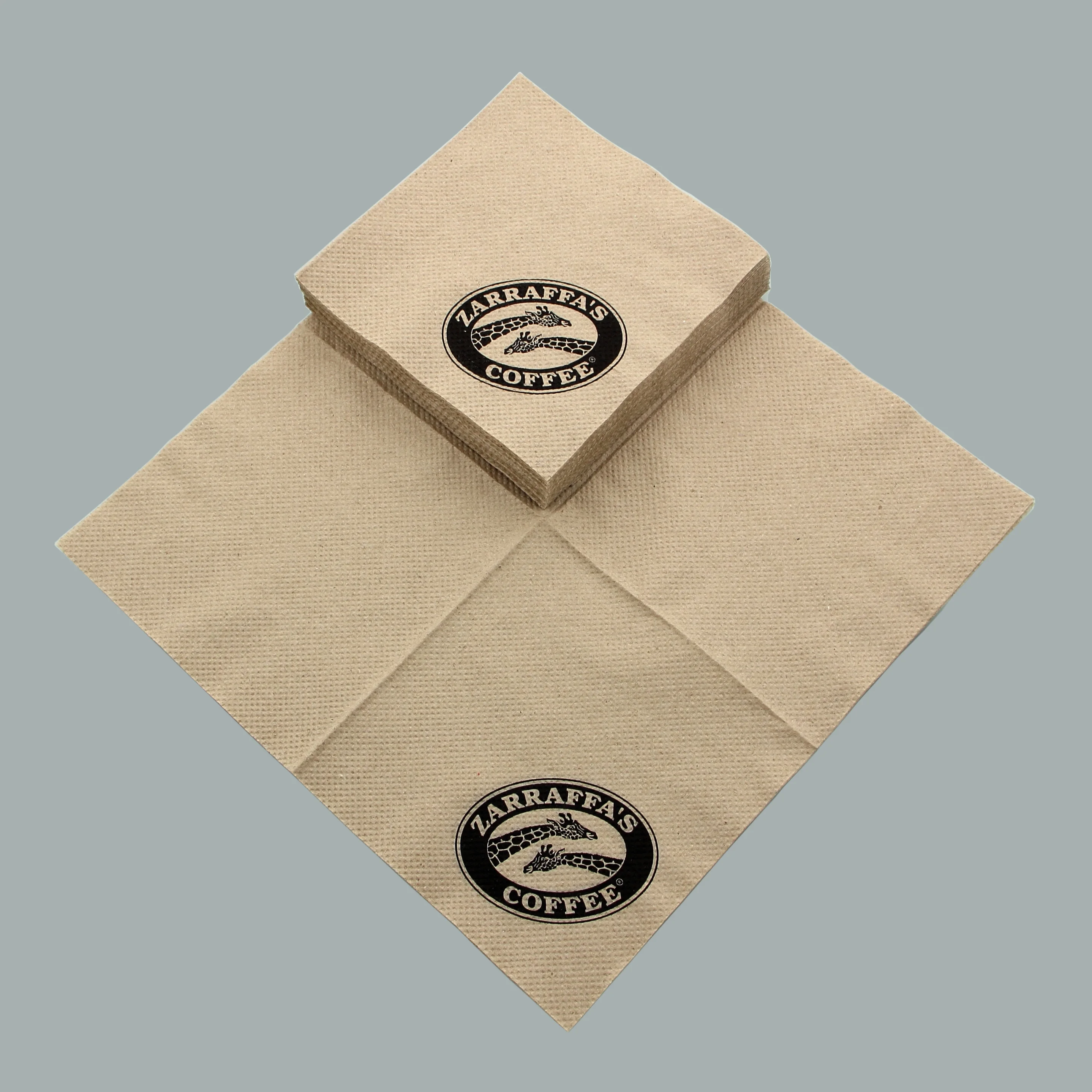 Natural Color Paper Napkin Brown Napkin Paper Brown Bamboo Paper Napkin Food Safe Quality