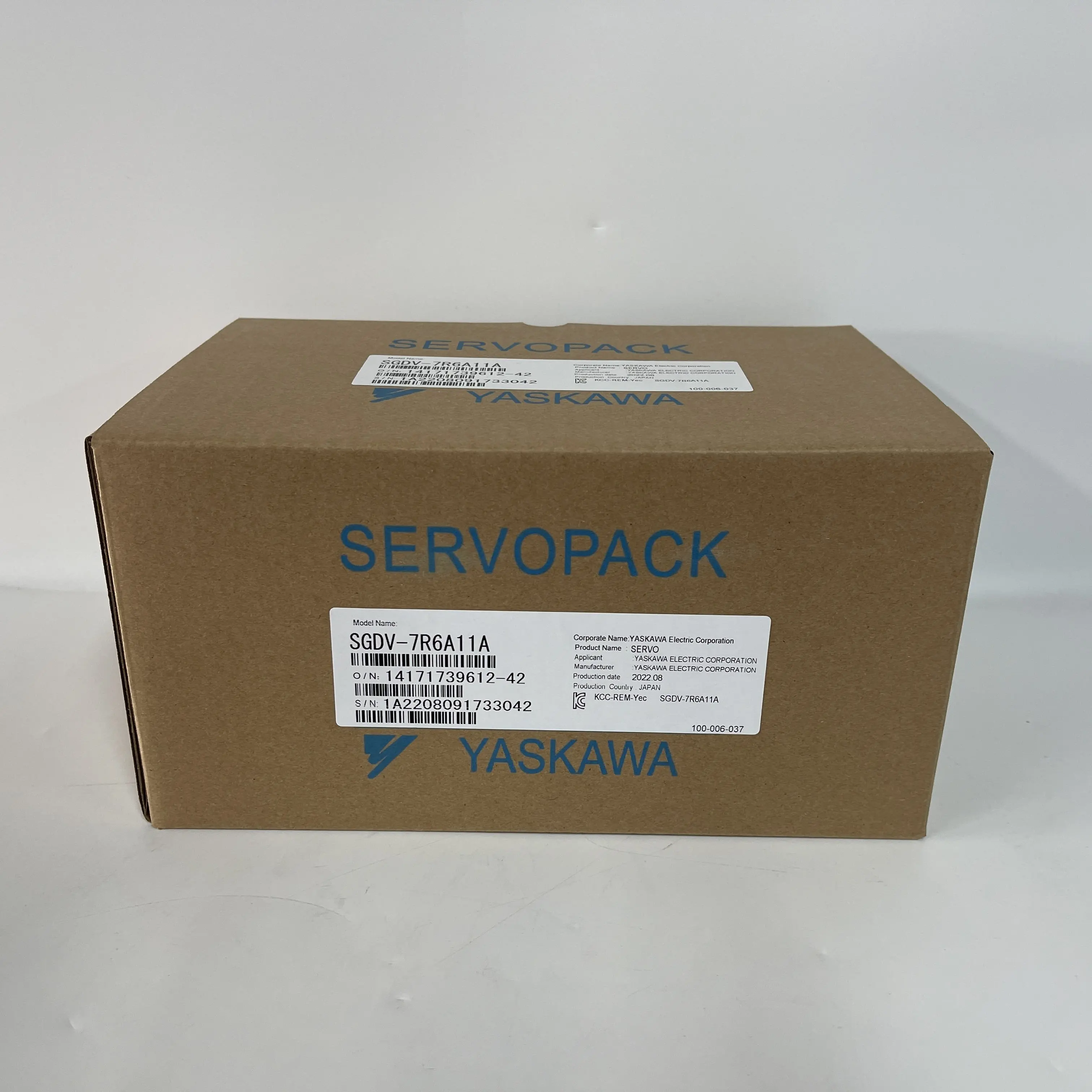 YASKAWA SERVOPACK AC Servo Amplifier SGDV-7R6A11A YASKAWA SERVOPACK AC Servo Amplifier SGDV-7R6A11A