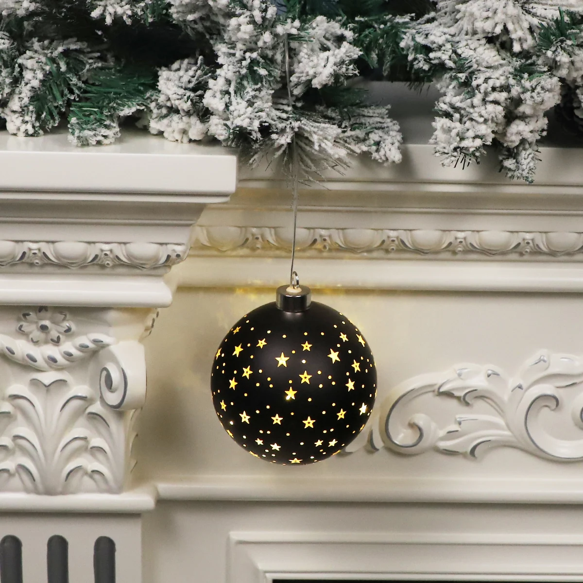 cheap christmas glass ornaments balls wholesale western christmas ornaments hand painted hanging led glass ball