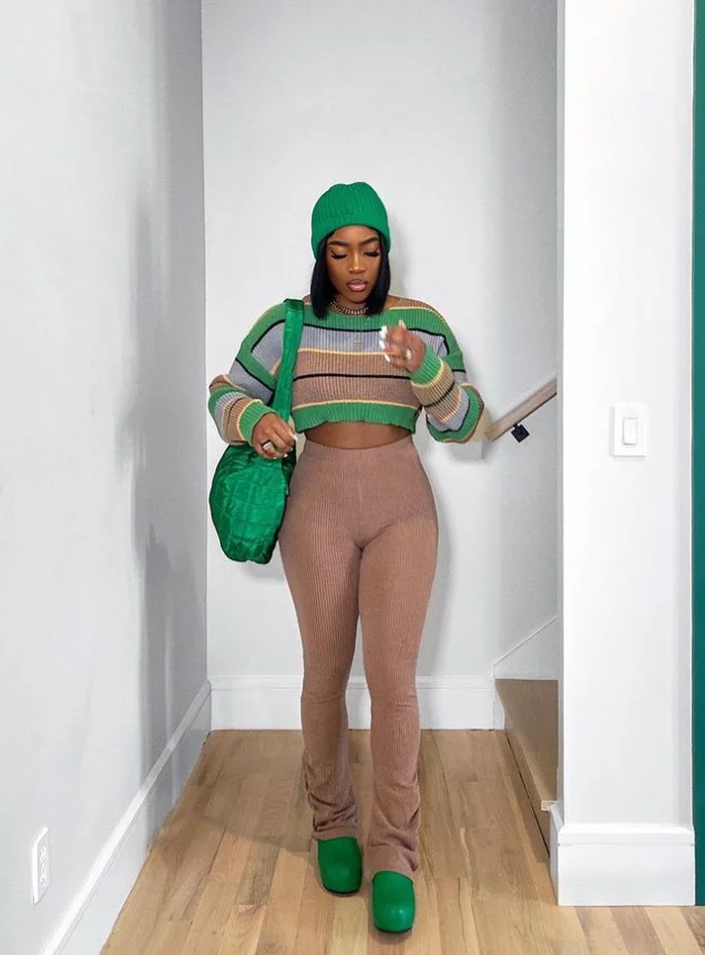 Charm Fashion Wholesale Clothing Printing Round Neck Tops Y2k Long