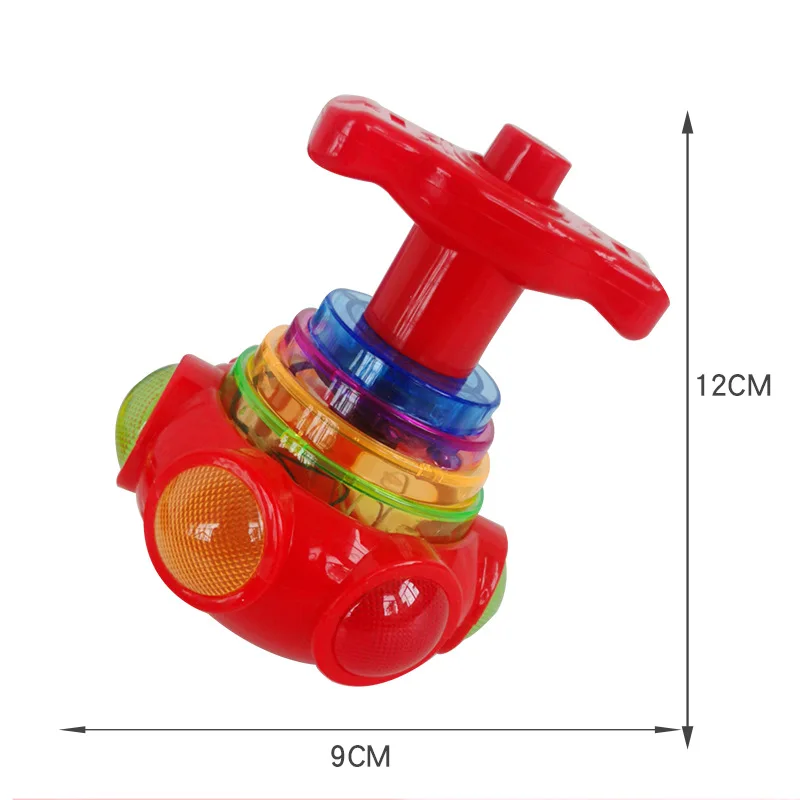 Happybro Amazon Popular Ufo Spinning Top Toy Colorful Light Up Spinning