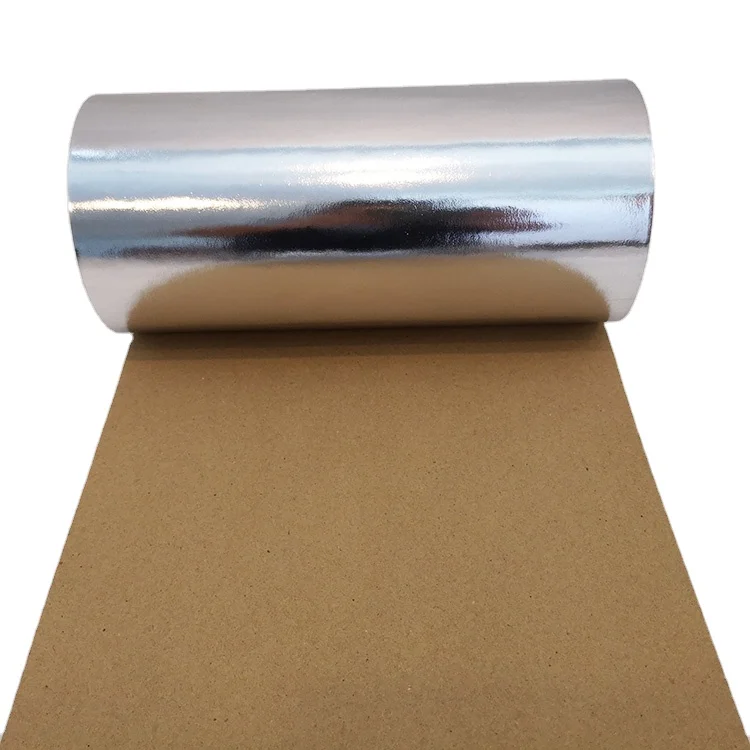 Aluminum Foil Facing Aluminum Laminated Kraft Paper Backing - China Foil  with Woven, Alum Foil Insulatin