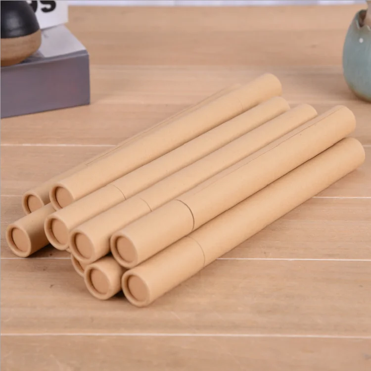 Paper Packaging Tubes Custom Logo Round Cylinder Cardboard Packing Box Toner Retail Paper Packaging Tube