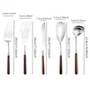 Silver / Brown 5pcs