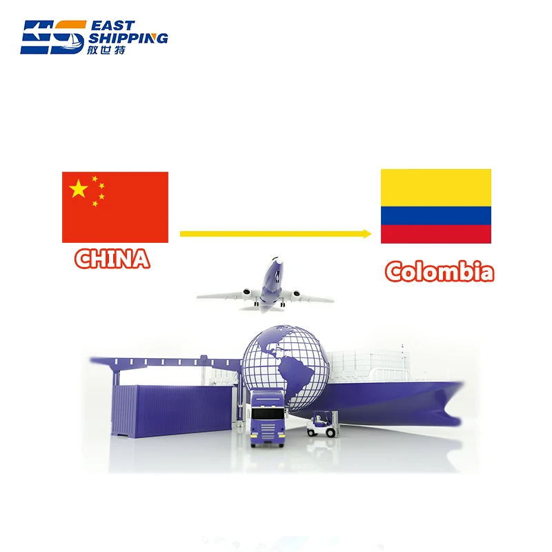 East Shipping Agent To Colombia Chinese Freight Forwarder Sea Freight FCL LCL Container Shipping Clothes From China To Colombia