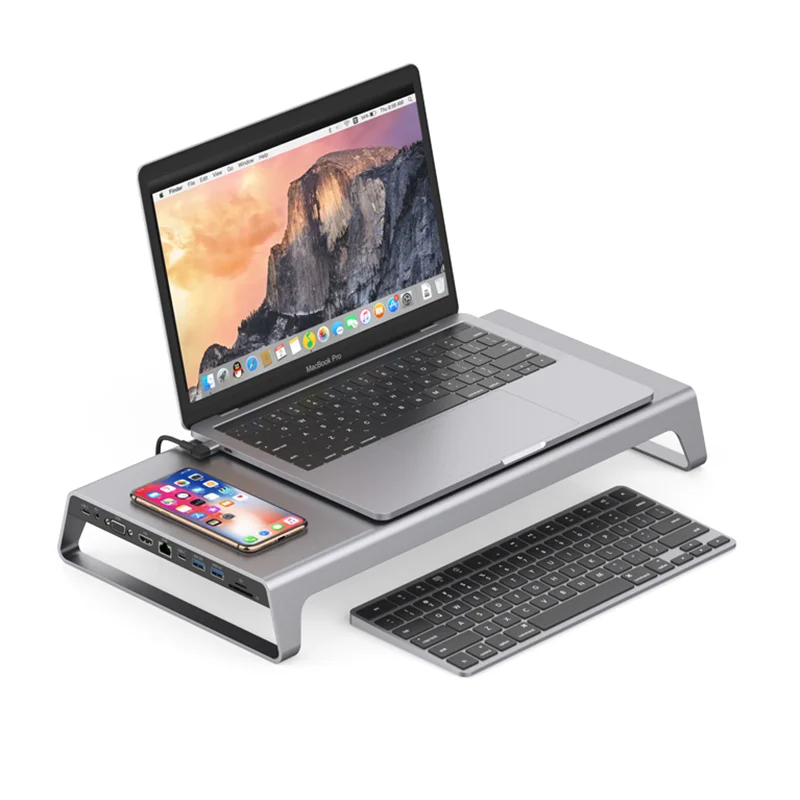 Made in China  USB C Docking Station With Wireless Charging Function
